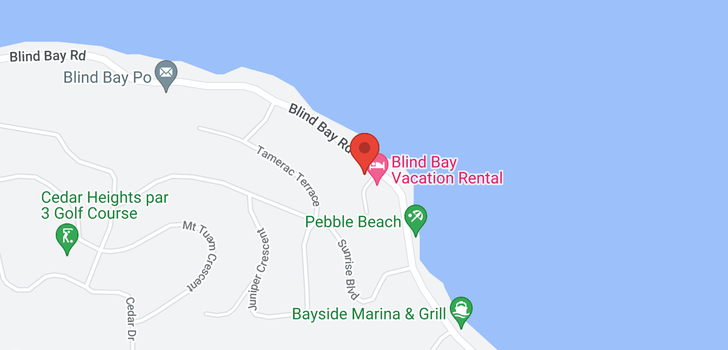 map of 2450 BLIND BAY ROAD